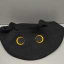 Cute Black Cat Round Basket - Cotton Rope Baskets Large Baby Laundry Blasket for Nursery, Woven Blanket Basket Hamper With Handle Toy Storage Basket for Gifts, Baby Shower 14 12 inchs 30.5L