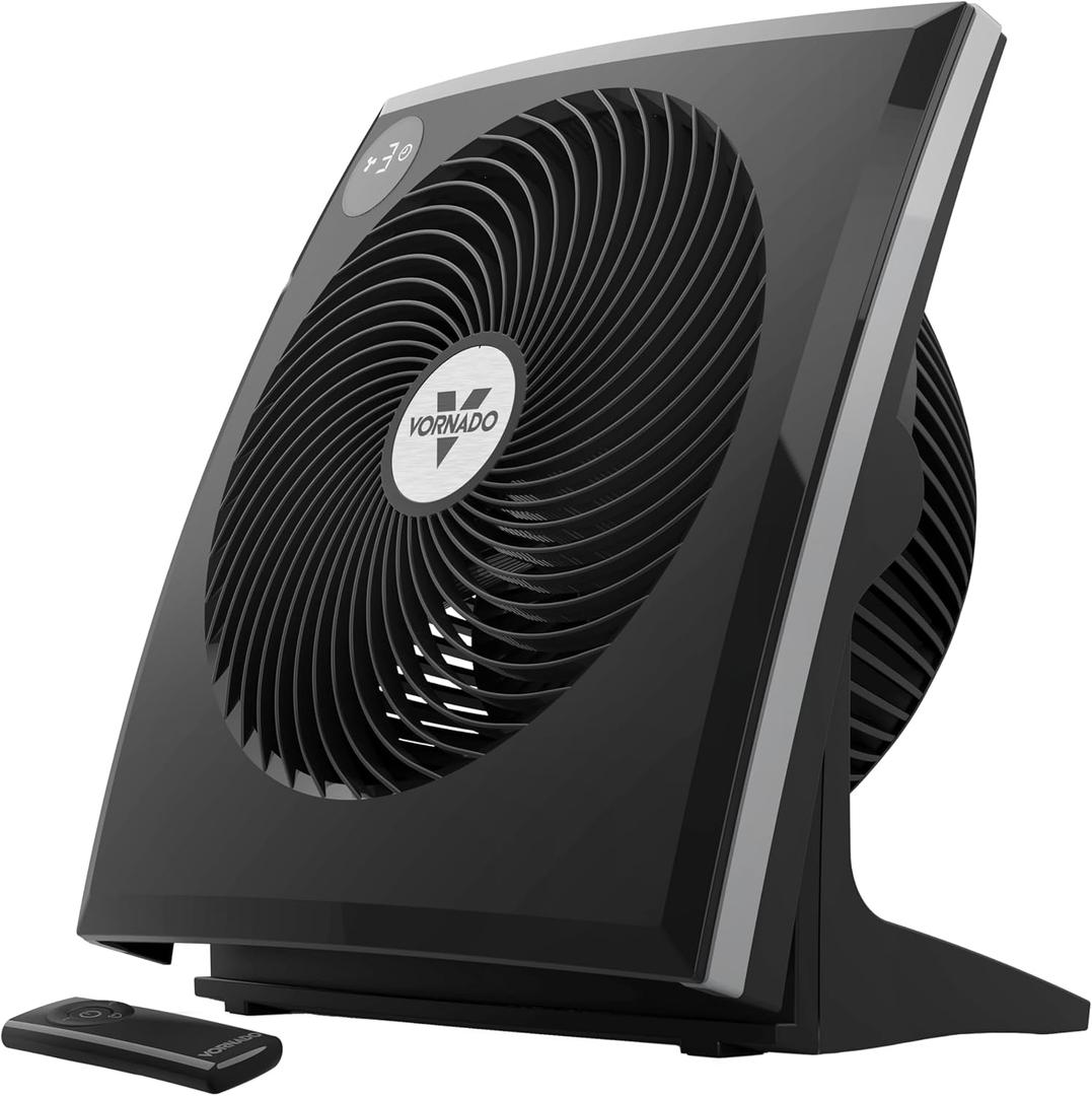 Vornado 279TR Whole Room Circulator with Remote, 1-8 Hour Timer, LED Display, Adjustable Tilt, Black