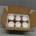 Candle Charisma White Pillar Candles Bulk Pack of 6  (3x3 Inch) Long-Lasting 50-Hour Burn, Dripless & Smokeless  Perfect for Hassle-Free Decor at Weddings, Fall Table Centerpieces & Special Events