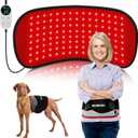 Red-Light-Therapy-for-Body,2026 Upgraded-4 Modes 5 Stage Power Medical-Grade TPU Mat for Body Pain Relief,20"x 9"Dual Wavelength Infrared Red Light Blanket LEDs