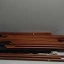 Bamboo Luggage Rack for Suitcases 2 Pack, Foldable & Easy to Assemble Suitcase Stand, Heavy Duty and Space-Saving Luggage Holder for Guest Room, Bedroom, Hotel