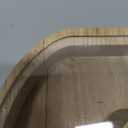 WOOD CITY Letter Piggy Bank for Adults Boys Girls Kids, Wooden 9 inch Large Personalized Bills and Coins Bank Money Box, Customized Name DIY Creative Gift for Real-Money, Alphabet Decorations (J)