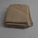NICETOWN Bedroom Full Blackout Curtain Panels, Super Thick Insulated Window Covers, Rod Pocket Draperies with Black Liner for Short Window (Biscotti Beige, Set of 2 PCs, 62 by 63-inch)