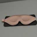 ZGGCD Sleep Mask for Side Sleeper, Light Blocking Sleeping Eye Mask for Women Men, 3D Contoured Cup Night Blindfold, Luxury Eye Cover Eyeshade with Adjustable Strap for Travel, Nap, Pink