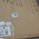 [Tempered Glass] 36" x 55" Glass Chair Mat, Heavy Duty Hard Floor Mat with Round Corner and Polished Edge, Office Chair Mat for Carpet Office Home Hardwood Floor Desk (Transparent)