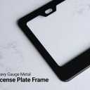 Tennessee Knoxville Engraved Metal License Plate Frame Black Officially Licensed Collegiate Product