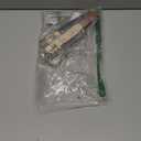 WERFORU 3 Pack Women Skinny Elastic Waist Belt Gold Buckle Stretchy Thin Belt for Jeans Dress (A-black+brown+white)