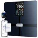 RENPHO Scale for Body Weight, Smart Scale with BMI, Body Fat, Muscle Mass, Bluetooth, 13 Metrics with Large Display, Support App Connection, Black, Elis 2X (11"/280mm)