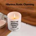 Look At You Becoming A Firefighter and Shit Firefighters Gifts Firemen Firewomen Appreciation Gift Scented Candle Home Office Jar Candles Lavender Sage Soy Wax Candles 9.5 oz