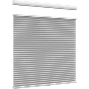 MYshade Top Down Bottom Up Shades Light Filtering Shade Cordless Blinds for Indoor Windows Honeycomb Cellular Sheer Window Blinds & Shades Easy to Install 24" W X 50" H (Grey)