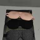 LKY DIGITAL Sleep Mask for Side Sleeper 3 Pack, Blackout 3D Eye Mask for Sleeping, Night Blindfold for Men Women (Gray & Black & Pink)