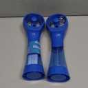O2COOL 2 Pack Elite Battery Powered Handheld Water Misting Fans (Blue)
