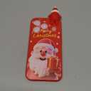 Red Christmas Case for iPhone 15 Pro, Silicone Cover with Lovely 3D Doll Cute Patterns Design Shockproof Soft TPU Cartoon Xmas Present Skin Cases for iPhone 15 Pro 6.1", Santa Claus