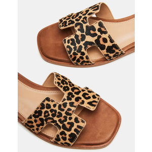 Soda Women's Sandals Leopard Print Size 9.5