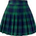 Pleated Skirts for Women High Waist Mini Tennis Skater Skirt Casual Basic Skirts Cheerleader, Size S