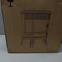 RealSmart Electric Fireplace Heater 22 in Freestanding Fireplace Stove Infrared Quartz Fireplace for Idoor Use with 3D Flame Effect Remoted Control, Timer, Overheating Protection Black