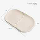 Dream On Me Lotti Love Baby Changing Pad, Waterproof, Contoured Design with Safety Strap, Soft Wipe-Clean Surface, Secure Nursery Changing Pad, Magnolia White