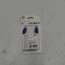 GE Cat6 Ethernet Cable, 3ft Ethernet Cable, Up to 1Gbps, Rated 250 Mhz, UTP, for High Speed Internet Devices, Streaming Devices, Routers, RJ45 Connectors, for Home or Office, Blue, 70329