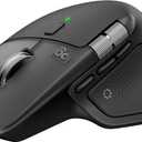 Logitech MX Master 4 for Mac, Ergonomic Bluetooth Mouse with Advanced Performance Haptic Feedback, Ultra-Fast Scrolling, USB-C Charging, MacOS, iPadOS, Windows - Space Black