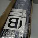 BIRDROCK HOME Dog Playpen w/Door, 12 Panel, 25.6in H | Strong Plastic, Non-Slip Puppy Playpen, Secure Pet Gate | Indoor Outdoor Fence | Configurable Panels | Small to Medium Pets - Black