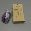 TECKNET Wireless Mouse, 2.4G Ergonomic Optical Mouse, Computer Mouse for Laptop, PC, Computer, Chromebook, Notebook, 6 Buttons, 24 Months Battery Life, 2600 DPI, 5 Adjustment Levels - Purple