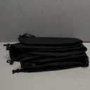 TAILERRI 2 Pack Seat Cushion Winter Cover for Full Back and Seat (Black)