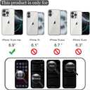 for iPhone 16 Pro Max Case 6.9-Inch 2024 Yellowing-Resistant Shockproof Phone Cover Anti-Scratch with Camera Lens Protector for iPhone 16 Pro Max Phone Transparent Case (Silver Border)