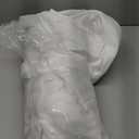 Fokitut 6 Pack Round Tablecloth, 132 Inch, Stain Resistant and Wrinkle Polyester Table Cloth, Fabric Table Cover for Kitchen Dining, Wedding, Party, Holiday Dinner-White