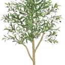 Olive Trees Artificial Indoor, 6ft Artificial Plants Indoor with Lifelike Fruits and Realistic Leaves - Indoor Tall Faux Olive Trees for Modern Home Office Living Room Decor