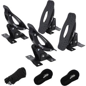 Just-V Steel Kayak Saddle Roof Racks Universal Car Roof Rack for Kayak Carrier Canoe Boat Paddle Board Surfboard Roof Top Mount on Car SUV Truck Crossbar