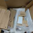 Nightstand Night Stand with Drawer Storage, Large Modern Wood Bed Side Table with Fluted Panel, Mid Century Farmhouse Sofa Couch End Table for Bedroom (Nature Wood, 20 * 15Inch /1 Piece)