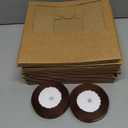 COTOPHER 30Pcs Cookie Boxes with Ribbons, 9x6x3 Inch Bakery Boxes with Window, Brown Treat Containers for Pastries, Chocolate Covered Strawberries, Dessert, Easter Candy, Muffins, Donuts