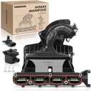 A-Premium Intake Manifold With Runner Control Valve & MAP Sensor - Compatible with Chrysler, Dodge, Jeep Vehicles - Avenger, Caliber, Compass, Journey, Patriot, Sebring - 2007-2017 - 2.4L 2.0L 1.8L
