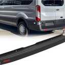 ECOTRIC Rear Bumper Cover Step Plate Compatible with 2015-2022 Ford Transit 150 250 350 Passenger Vans Med/High Roof Rear Bumper Top Pad Replacement for FO1190108