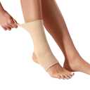 WrtmyR 2 Pack Ankle Brace Compression Sleeve, Ankle Wrap & Ankle Support for Women & Men, Ankle Compression Sock for Sprain, Swelling, Plantar Fasciitis, Tobillera (L/XL Nude)