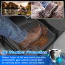 Cherokee Floor Mats - Car Mats for Jeep Cherokee 2016-2023 Gas(Not Fit Grand Cherokee/Only Fit 2019 Old Body), All Weather Floor Mats and Cargo Liner for Cherokee Accessories, Heavy Duty Rubber Mats