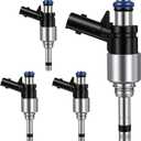 2014-2018 4Pcs Fuel Injectors Compatible for Hyundai Santa Fe Sport 2.0L 2.4L Replace 35310-2GFA0