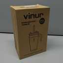 VINUR Insulated Tumbler with Handle-30 oz Stainless Steel Coffee Travel Mug with Leak Proof Straw Lid| Water Cup for Travel|Cup Holder Friendly|Gifts for Women, Lilac Purple