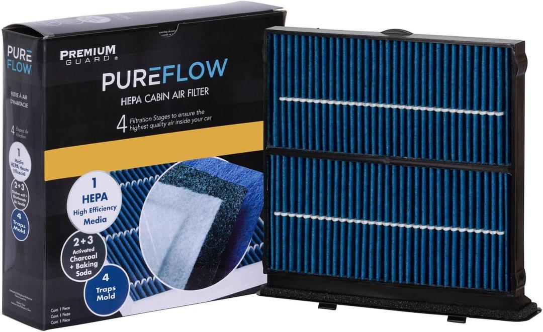 PureFlow HEPA Cabin Air Filter PC99497HX | Fits 2019-2024 Subaru Forester 2.5L Gas, 2022-2025 WRX 2.4L Gas