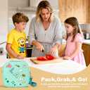 Orylia Kids Lunch Box Insulated Reusable Lunch Bag, Green - Play