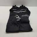 Fixmatti Women's Fuzzy 3 Piece Sweatsuit Open Front Cardigan Crop Tank Tops Wide Legs Pants Lounge Sets (Large, 1-black Stripe)