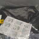 Chezope Car Seat Covers Full Set, Black Leather Seat Covers, Breathable Front and Back Car Seat Protectors, Wear-Resistant Seat Covers Universal Fit for Most Cars SUV Truck (Black-Solid, Front Seats)