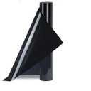 PACTIV 1pcs Black PU Heat Transfer Vinyl Bundle 75 inches length HTV Vinyl Rolls, Perfect Iron On Vinyl for Cricut & Cameo Easy to Cut Easy to Weed Heat Transfer Vinyl