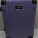 Kenneth Cole REACTION Out of Bounds Lightweight Hardshell 4-Wheel Spinner Luggage, Smokey Purple, 20-Inch Carry On