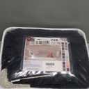 Velvet 1OO% Waterproof Reclining Sectional Couch Covers for Sectional Sofa L Shape 8-Piece Quilted Corner Recliner Sofa Cover Slipcovers Set Washable (5 Seater with 1 Console, Black)