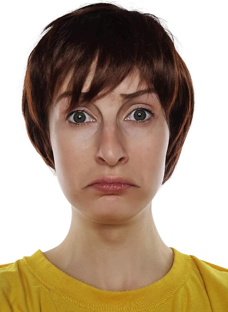 ALLAURA Morty Costume Short Brown Wig Shaggy Costume Men, Mens Shaggy Wig 60s Wigs Mod Sonny Austin for Adults Mens Halloween Wig