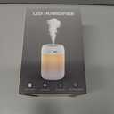 Portable Small Humidifier, 650ml Colorful Mini Humidifier for Bedroom, Office Desktop, Baby Room, Plants, Cool Mist Humidifiers(White)