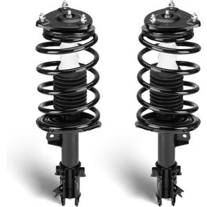 Front Complete Shock Absorber Compatible with Hyundai Accent/KIA Rio (Not for BASE Medels)2006-2011, Struts Assembly w/Coil Spring, Replace for 172298 172297, 2Pcs