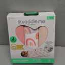 SwaddleMe by Ingenuity Monogram Collection Baby Swaddle, 100% Cotton, Improves Sleep & Calms Startle Reflex, 0-3 Months, Pocket Fold Design for Easy Changes, 1.0 TOG, 3-Pack - Rainbow