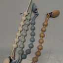 Pacifier Clip for Boys Girls - MORIBOX 4 Pack Paci Clip Soothie Baby Binky Holder for Shower Gift Birthday (Beige+White+Dgrey+Lgrey)